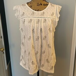 Style and Company sleeveless cotton blouse